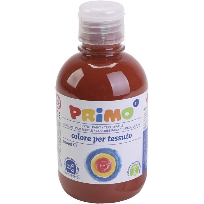 Textielverf, bruin, 300 ml/ 1 fles