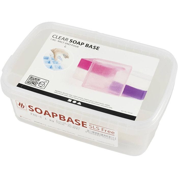 Transparante Zeep Basis, helder, 1 kg