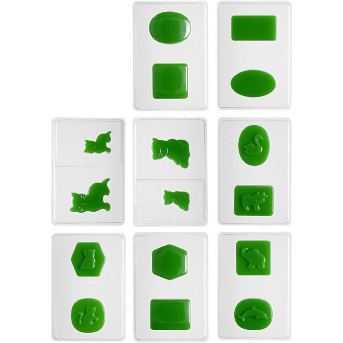 Gietvormen, 16 stuk/ 1 doos