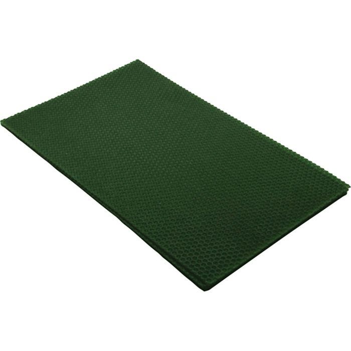 Bijenwas vellen, afm 20x33 cm, dikte 2 mm, groen, 1 stuk