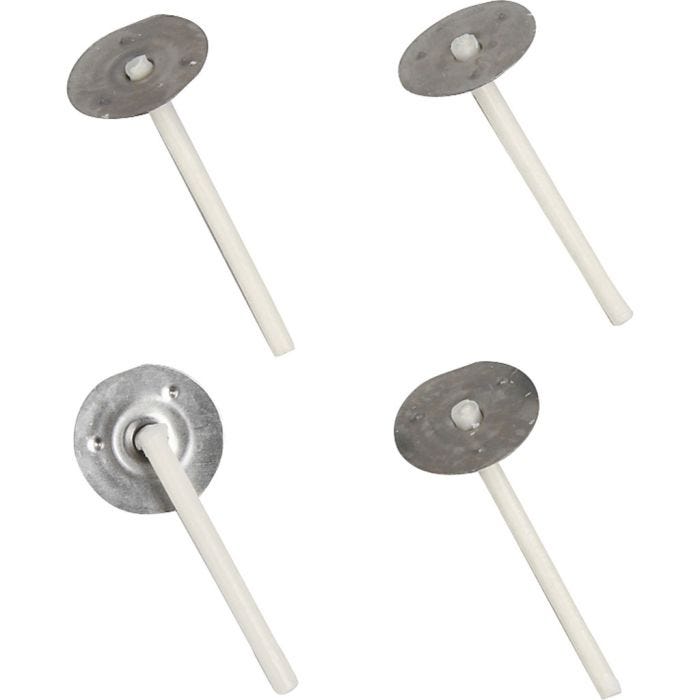 Lonten voor kaarsen in houder

, Geschikt voor houders met een diameter van 20-65 mm, L: 3,5 cm, dikte 2 mm, 100 stuk/ 1 doos