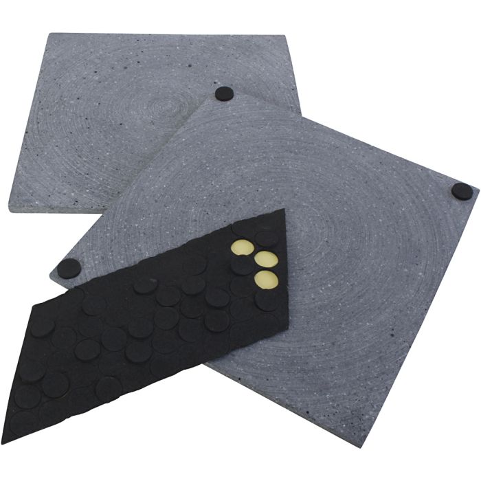 afm 15x15 cm, grijs, 12 stuk/ 1 doos