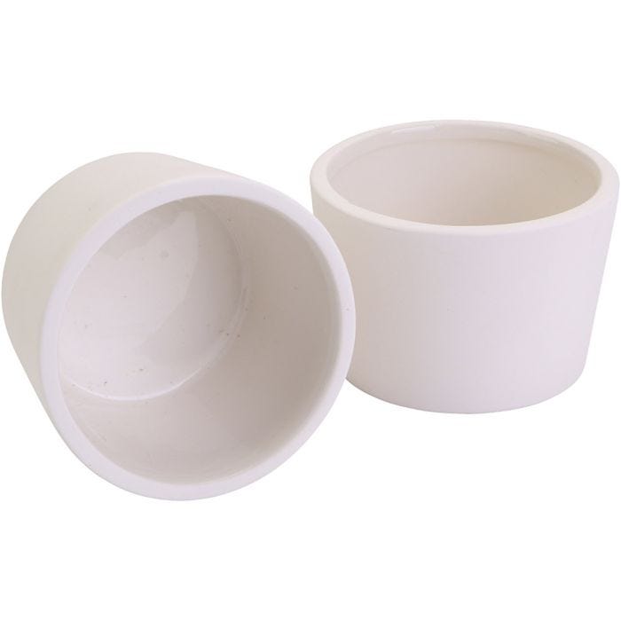 Keramieke kommen, H: 6 cm, d 9 cm, 12 stuk/ 1 doos