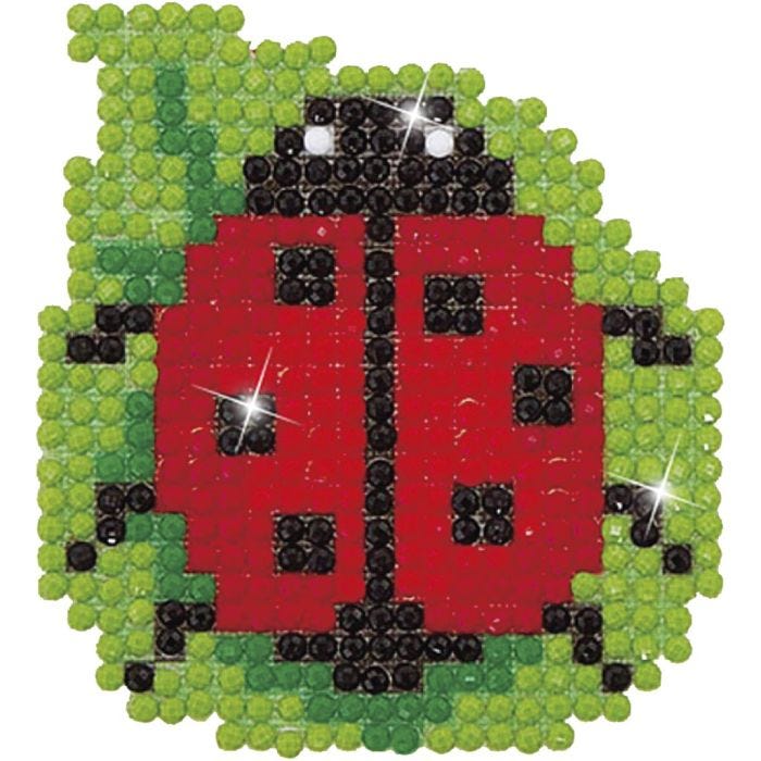 Diamond Dotz , Lieveheersbeestje, 7,6x7,6 cm, 1 doos