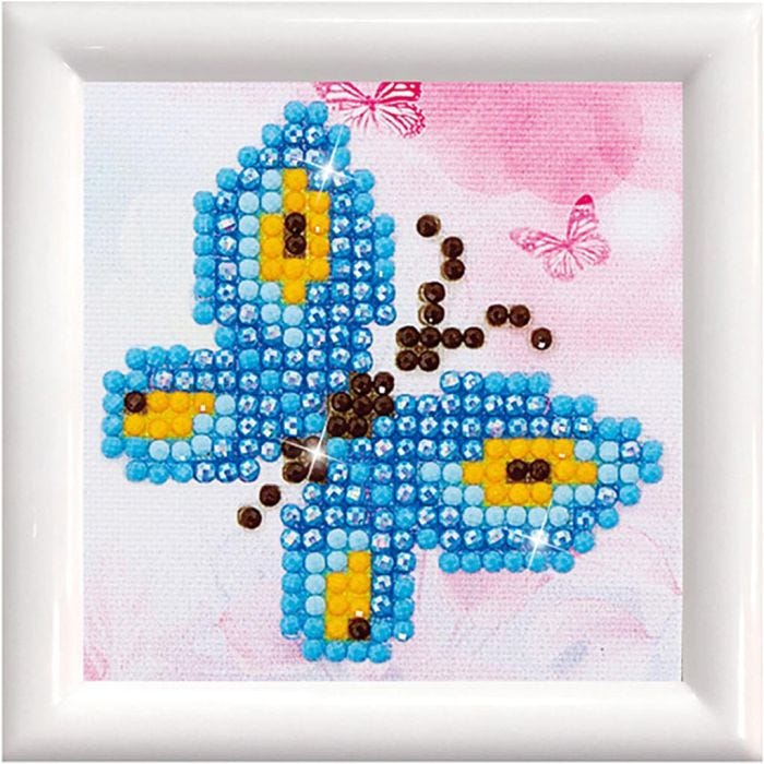 Diamond Dotz , Vlinder, 7,6x7,6 cm, 1 doos