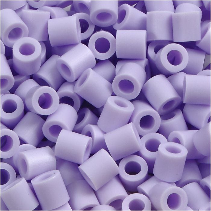 Strijkkralen, 5x5 mm, 2,5 mm, medium, flieder (32245), 1100stuk/ 1 doos