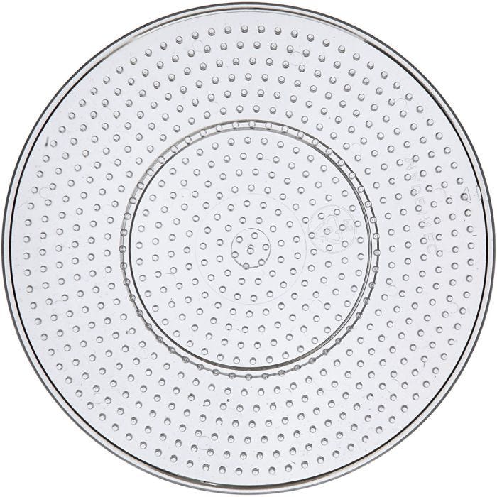 Onderplaat, d 15 cm, medium, helder, 10stuk/ 1 doos