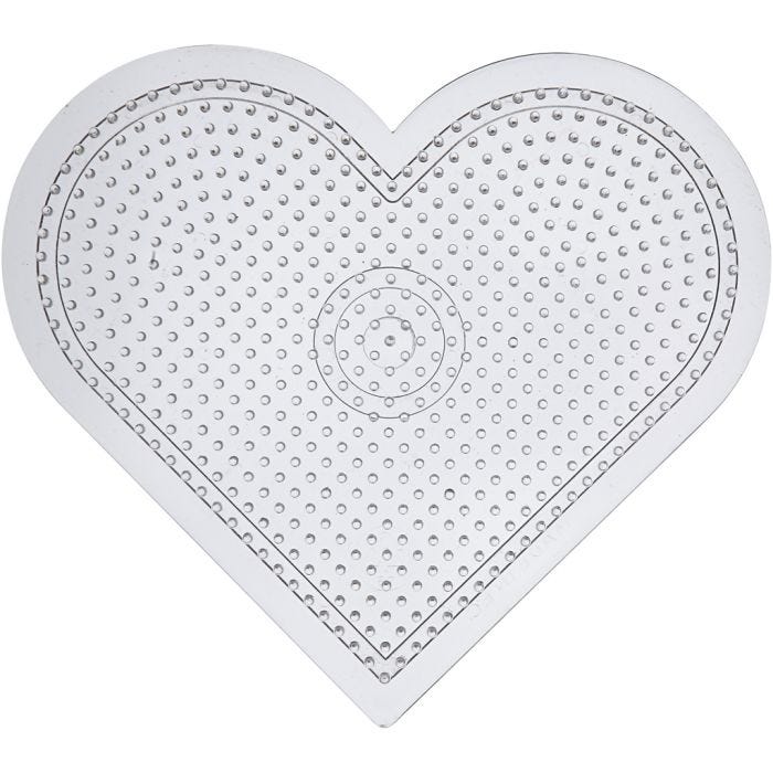 Onderplaat, 15 cm, medium, helder, 1 stuk