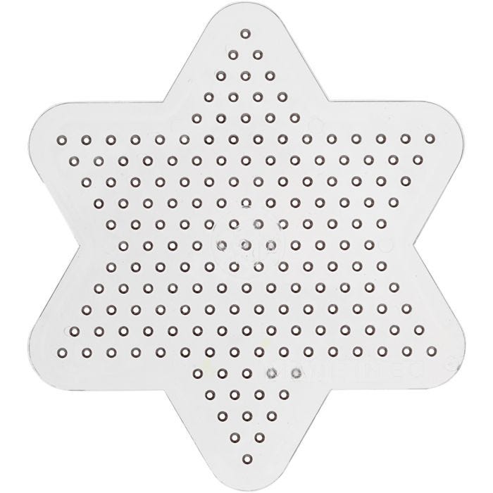 Onderplaat, 10 cm, medium, helder, 1 stuk