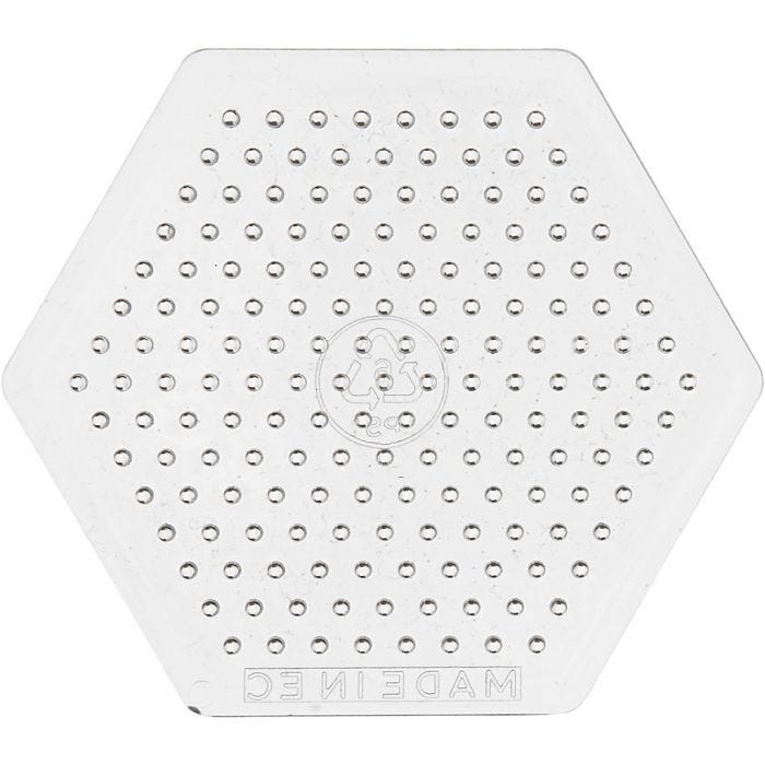 Onderplaat, 7 cm, medium, helder, 1 stuk