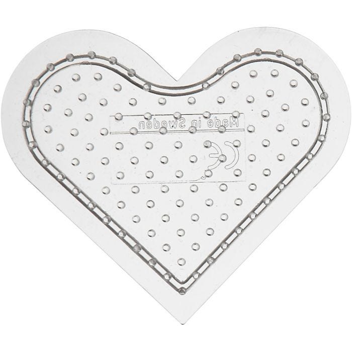 Onderplaat, 7 cm, medium, helder, 1 stuk