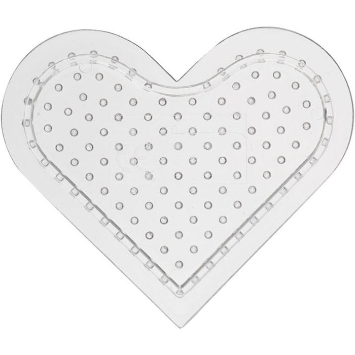 Onderplaat, klein hart, afm 7 cm, medium, 10 stuk/ 1 doos