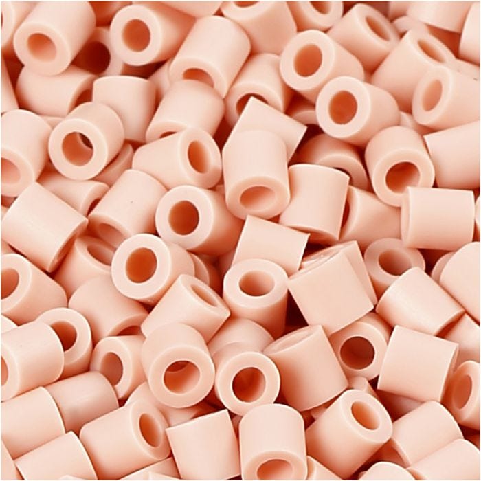 Foto kralen, afm 5x5 mm, gatgrootte 2,5 mm, medium, roze (18), 1100 stuk/ 1 doos