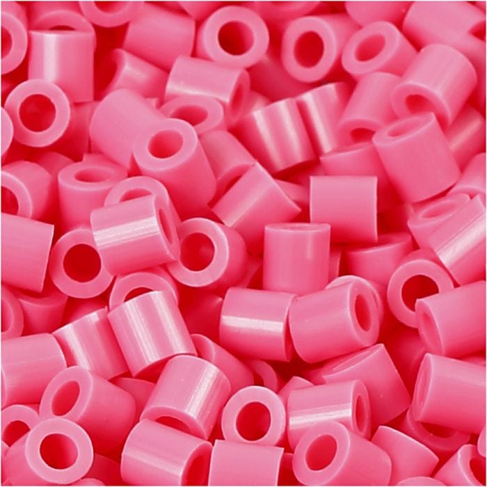 Foto kralen, afm 5x5 mm, gatgrootte 2,5 mm, medium, antiek roze (25), 1100 stuk/ 1 doos