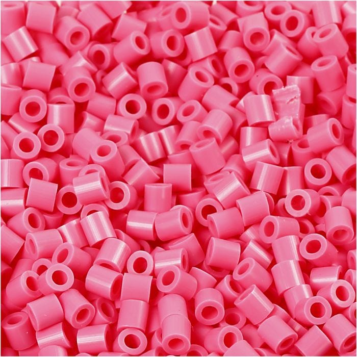 Foto kralen, afm 5x5 mm, gatgrootte 2,5 mm, medium, antiek roze (25), 6000 stuk/ 1 doos