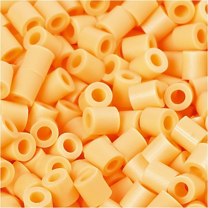 Foto kralen, afm 5x5 mm, gatgrootte 2,5 mm, medium, lichtoranje (26), 1100 stuk/ 1 doos