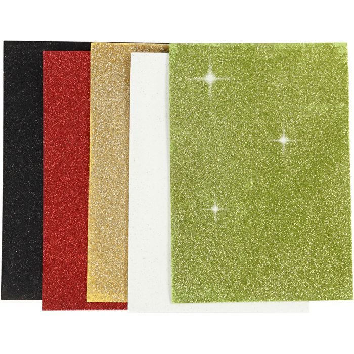 EVA foam vellen, A5, vel 148x210 mm, dikte 2 mm, 5 vel/ 1 doos