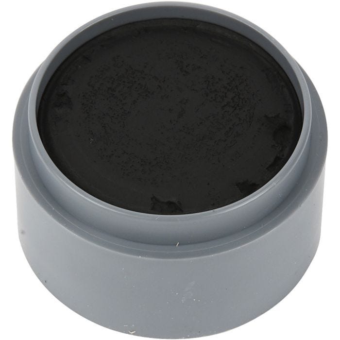 Grimas Schmink, zwart, 15 ml/ 1 Doosje