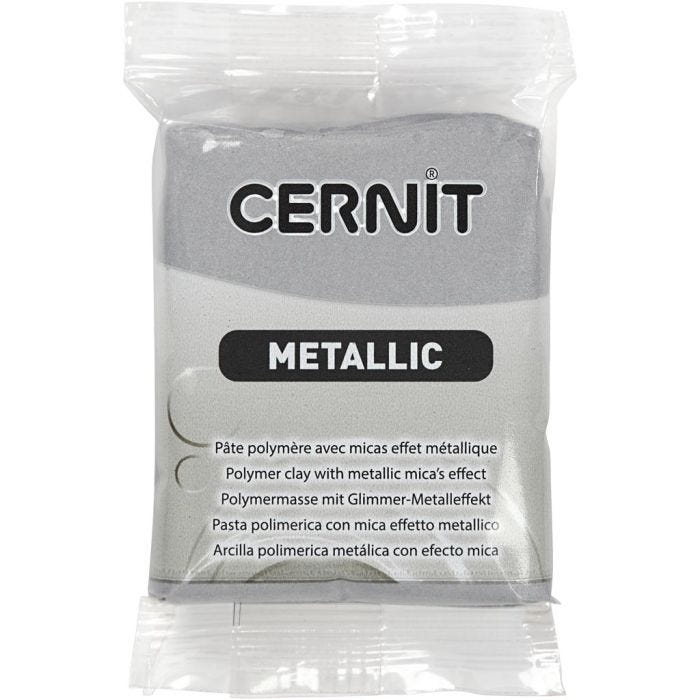 Cernit, zilver (080), 56 gr/ 1 doos