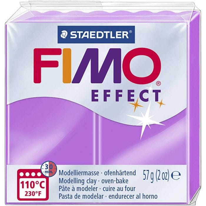 FIMO® Effect, neonpaars, 57 gr/ 1 doos