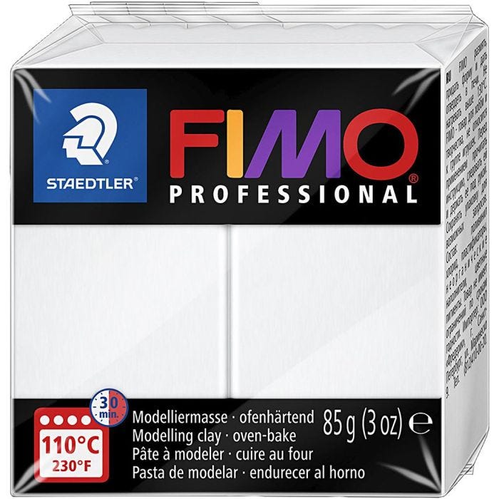 FIMO® Professional, wit, 85 gr/ 1 doos