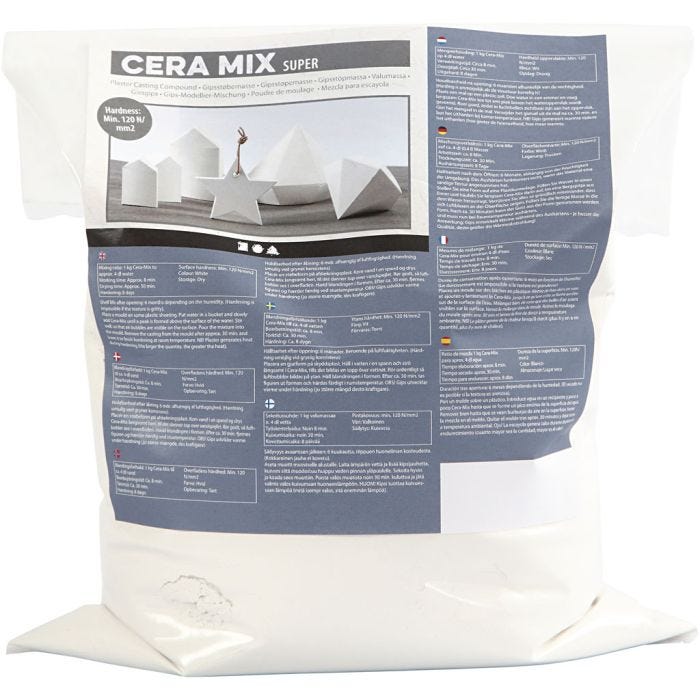 Cera-Mix Super Gipsgietmix, wit, 5 kg/ 1 doos