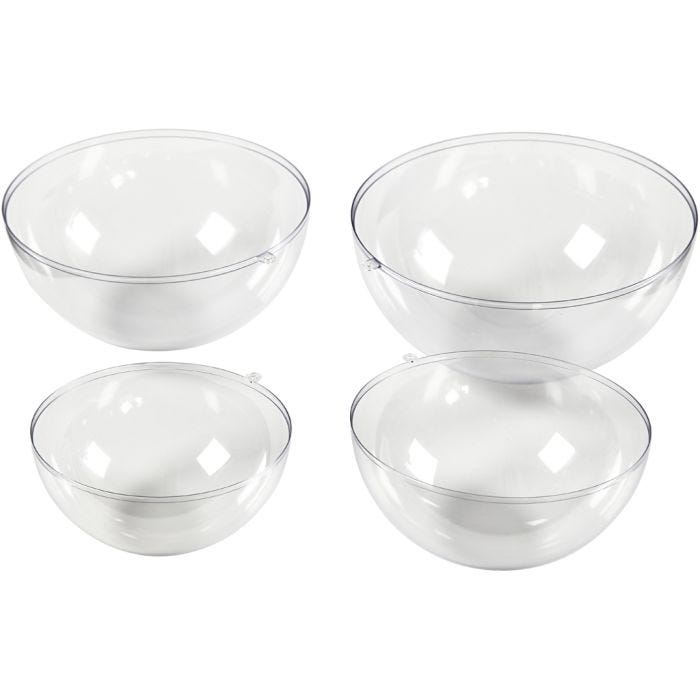 Gietvormen, afm 13,6+15,6+18+20 cm, 4 stuk/ 1 doos