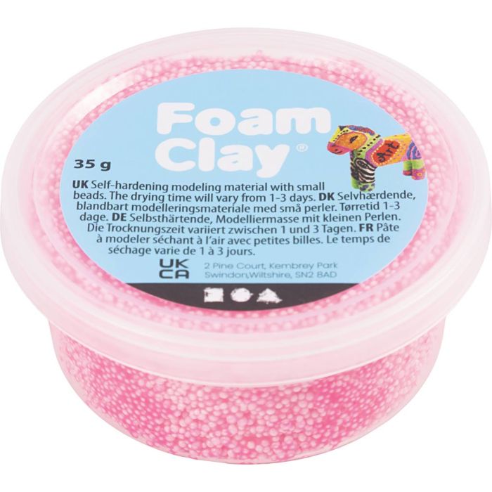 Foam Clay®, roze, 35 gr/ 1 Doosje