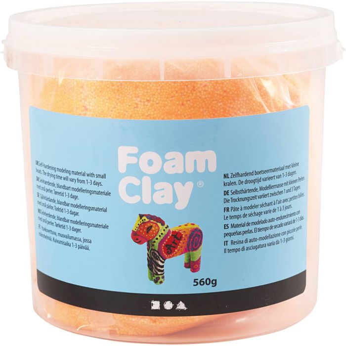 Foam Clay®, oranje, 560 gr/ 1 emmer