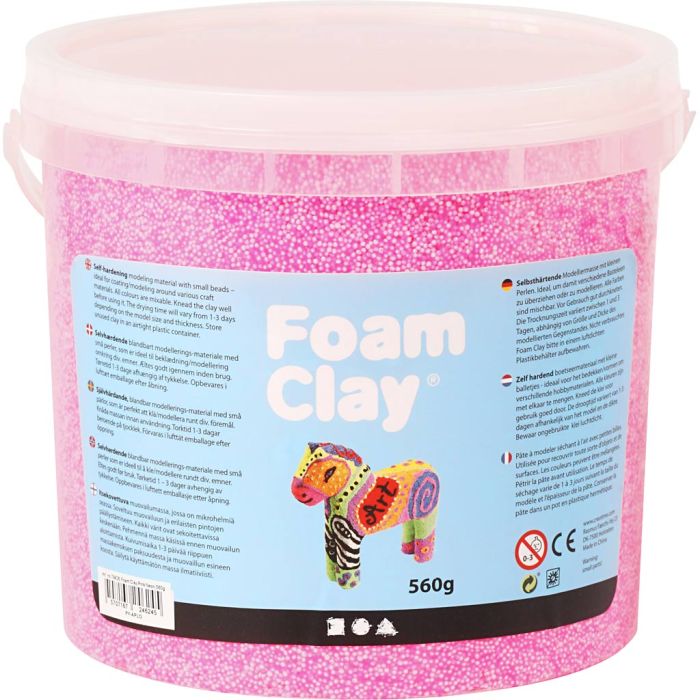 Foam Clay®, roze, 560 gr/ 1 emmer