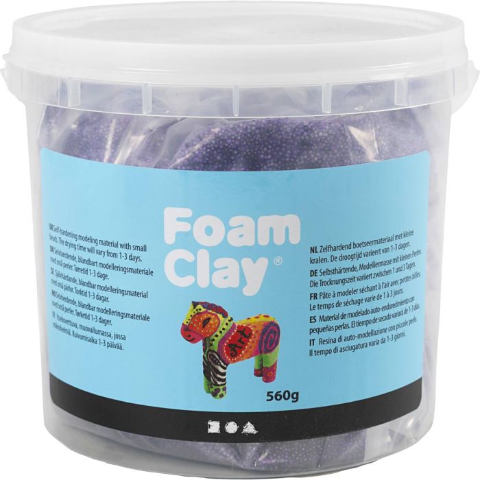 Foam Clay®, paars, 560 gr/ 1 emmer