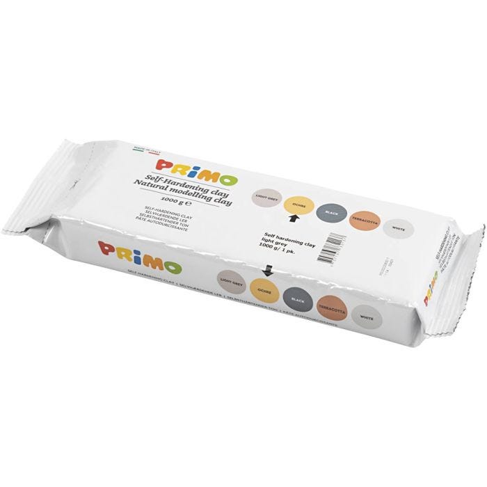 Zelfhardende Klei, okergeel, 1000gr/ 1 doos