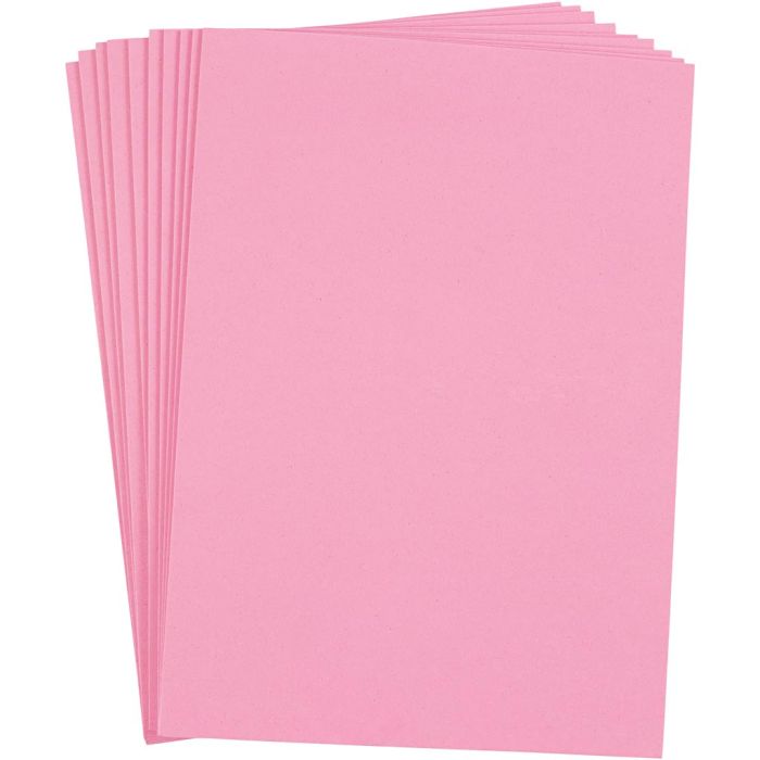 EVA-foam, A4, vel 210x297 mm, dikte 2 mm, roze, 10 vel/ 1 doos