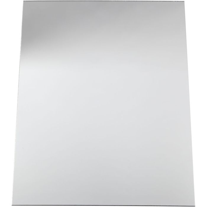 Plastic spiegel, 29,5x21 cm, 1,1 mm, 1 vel