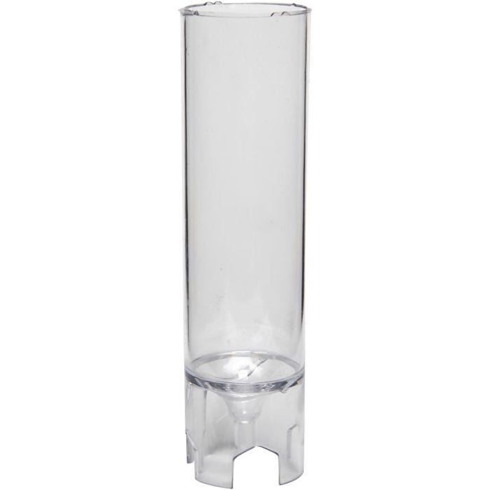 Kaarsen gietvorm, Cylinder, 123x40 mm, 1 stuk