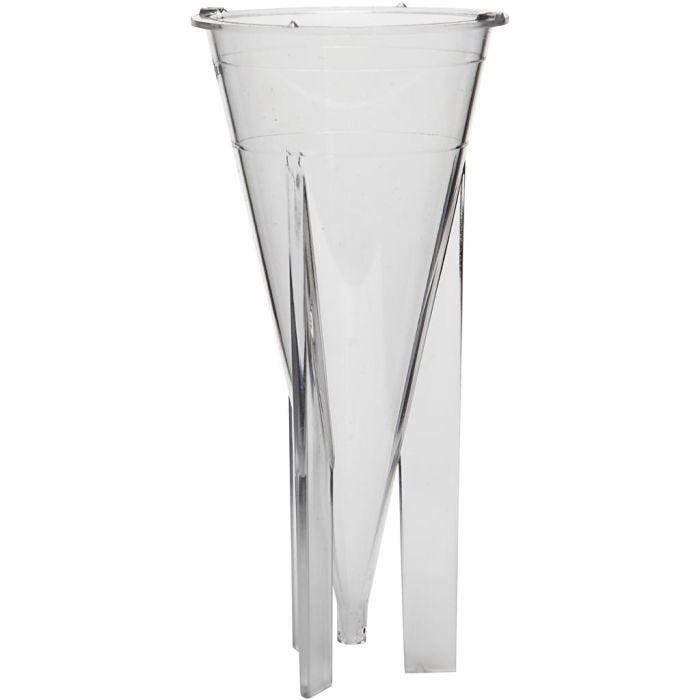 Kaarsen gietvorm, Kegel, 140x65 mm, 1 stuk