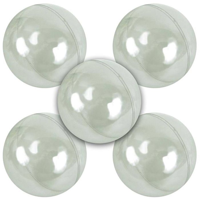 Voedselveilig Doorzichtige plastic bal, afm 8 cm, 5 stuk/ 1 doos