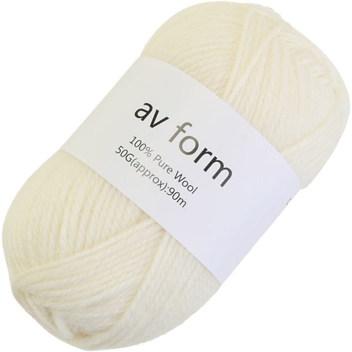 Wolgaren, off-white, 50 gr/ 1 stuk