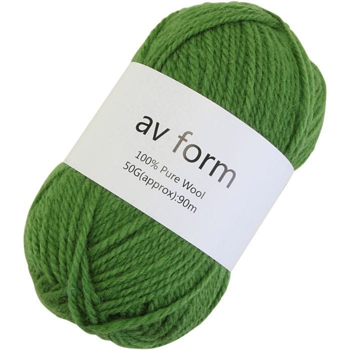 Wolgaren, groen, 50 gr/ 1 stuk