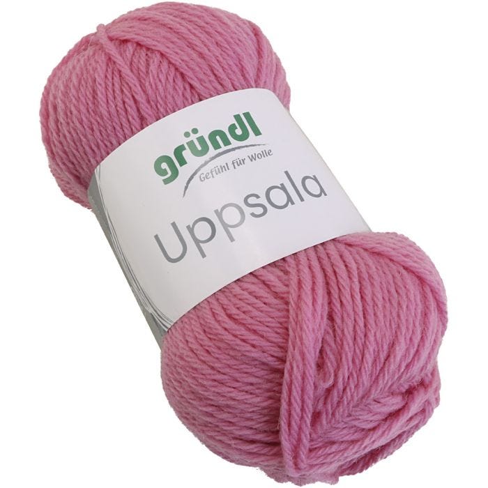Wolgaren, L: 125 M, roze, 50 gr/ 1 stuk