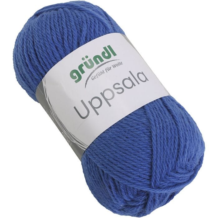 Wolgaren, L: 125 M, blauw, 50 gr/ 1 stuk