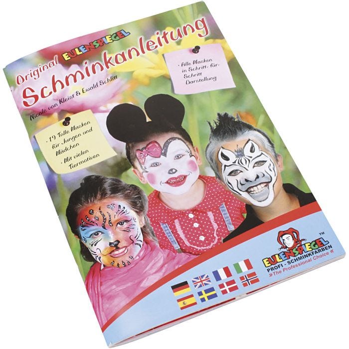 Eulenspiegel Schmink Booklet, 1 stuk