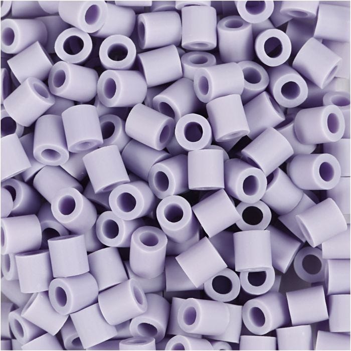 BioBeads van NABBI, afm 5x5 mm, gatgrootte 2.5 mm, medium, paars, 3000 stuk/ 1 doos