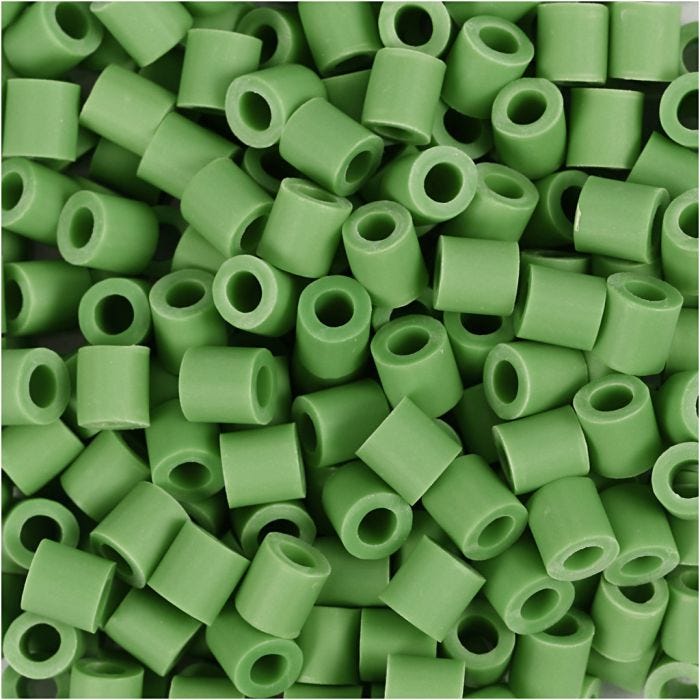 BioBeads van NABBI, afm 5x5 mm, gatgrootte 2.5 mm, medium, groen, 3000 stuk/ 1 doos