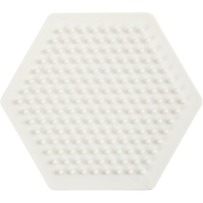 NABBI BioBeads Grondplaat, zeskant, 8,5x8,5 cm, medium, 1 stuk