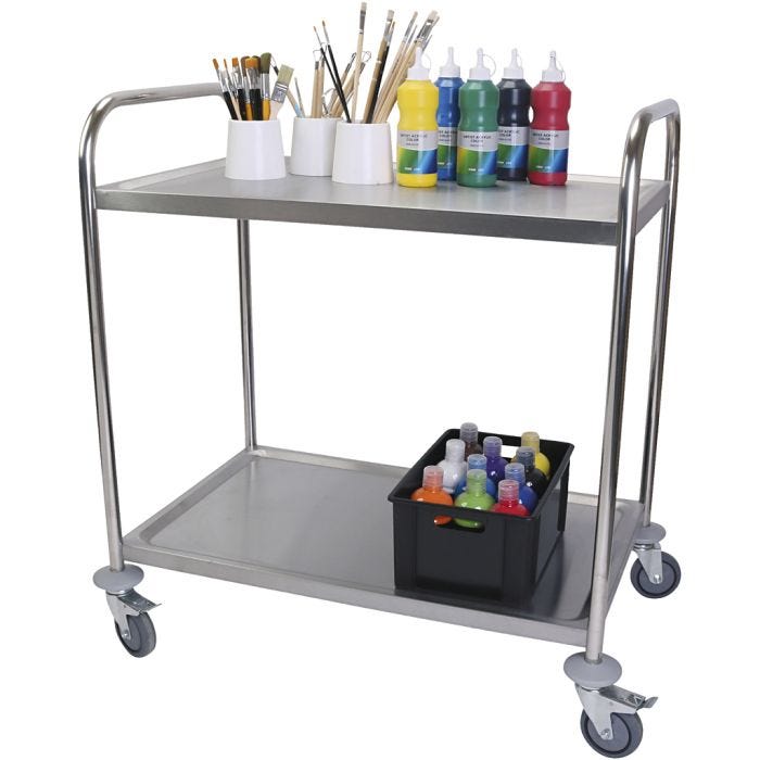 Stalen trolley, 51x83 cm, 1 stuk