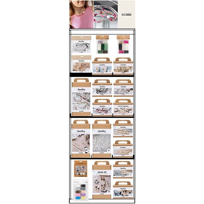 Vloerdisplay, gemonteerd, Sieraden, volwassene, 88 eenh./ 1 stuk