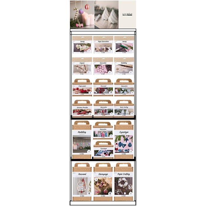 Vloerdisplay, gemonteerd, Kerstmis, volwassenen, 104 eenh./ 1 stuk