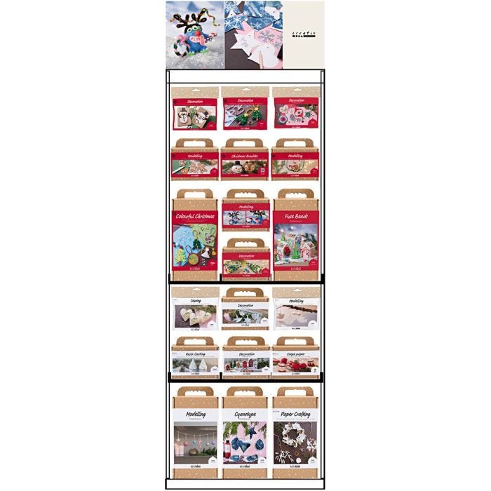Vloerdisplay, gemonteerd, Kerstmis, volwassenen en kinderen, 86 eenh./ 1 stuk