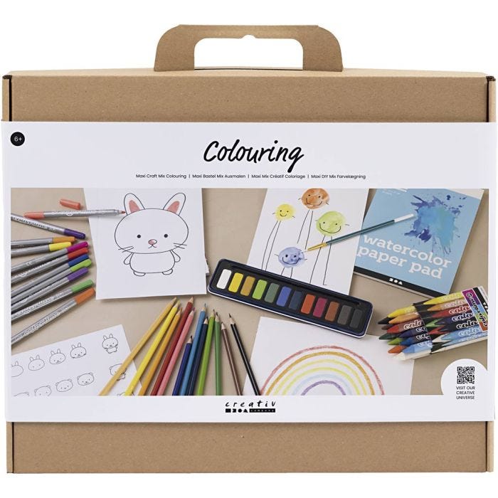 Maxi Creatieve Box Kleur, Tekening, 1 doos